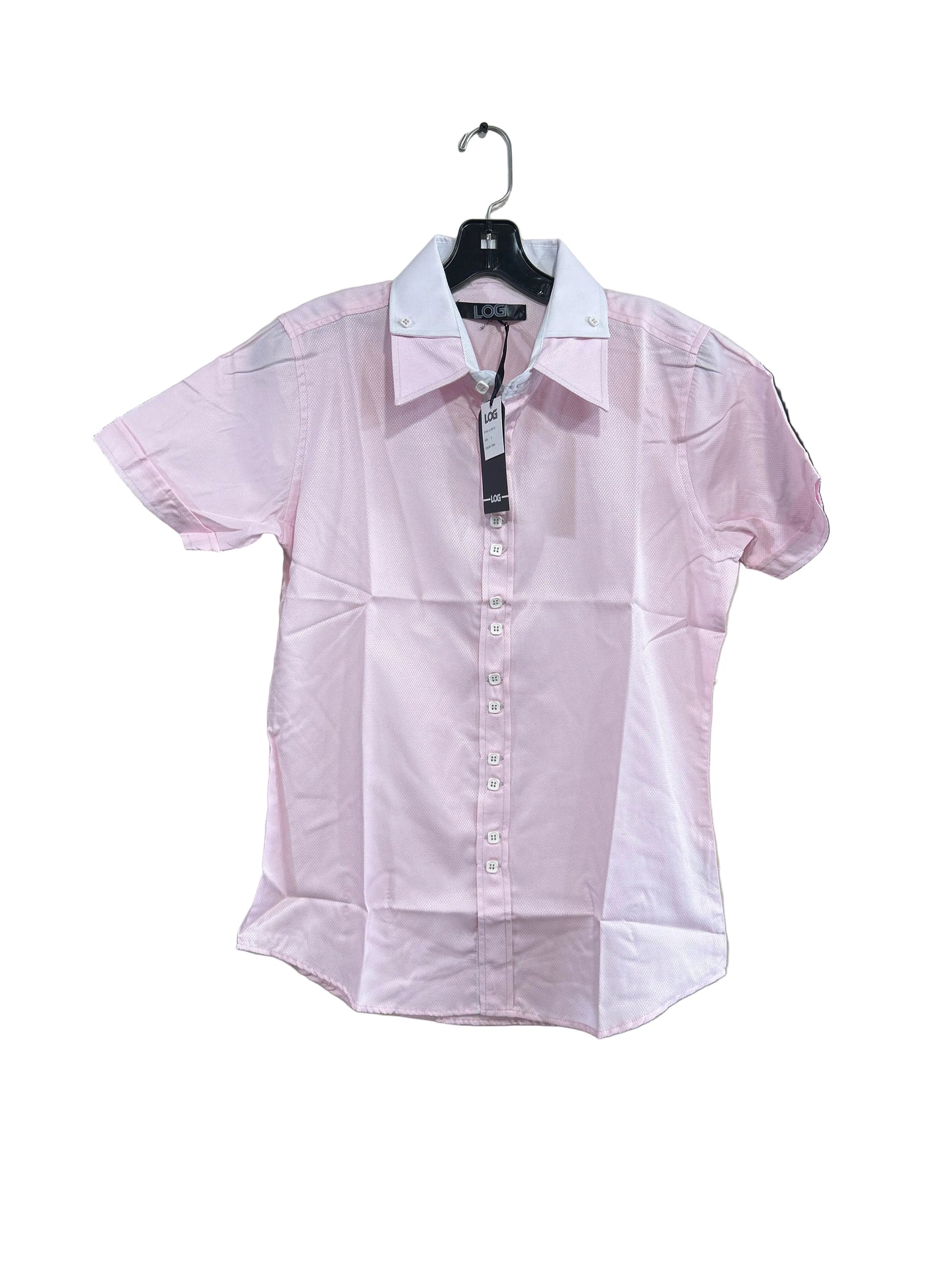 LJ307-S Men's Short Sleeve Shirt Pink