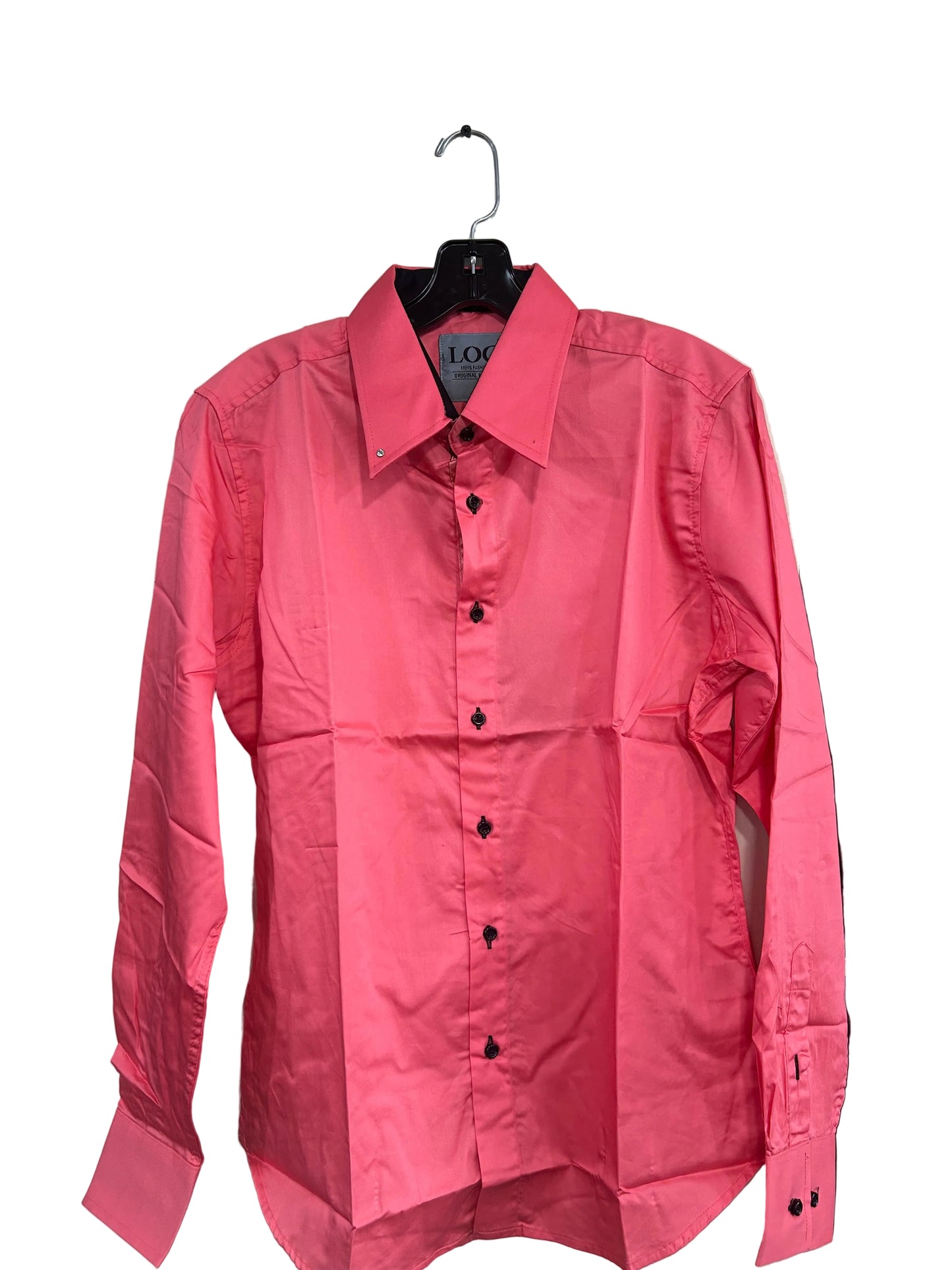 LS325 Mens Long Sleeve Shirt Coral
