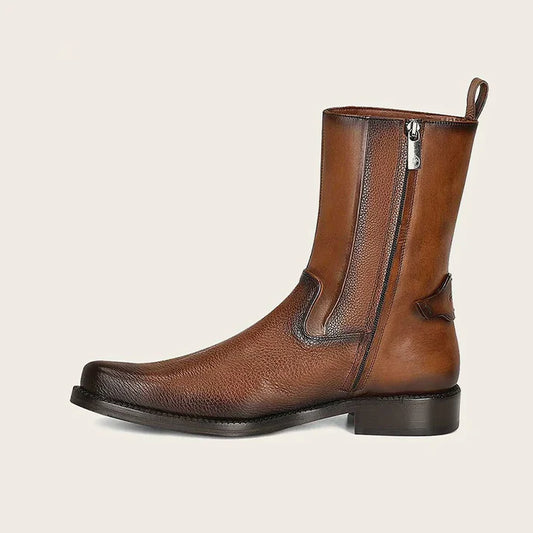 FC660 HONEY DEER ZIPPER CASUAL ANKLE BOOT