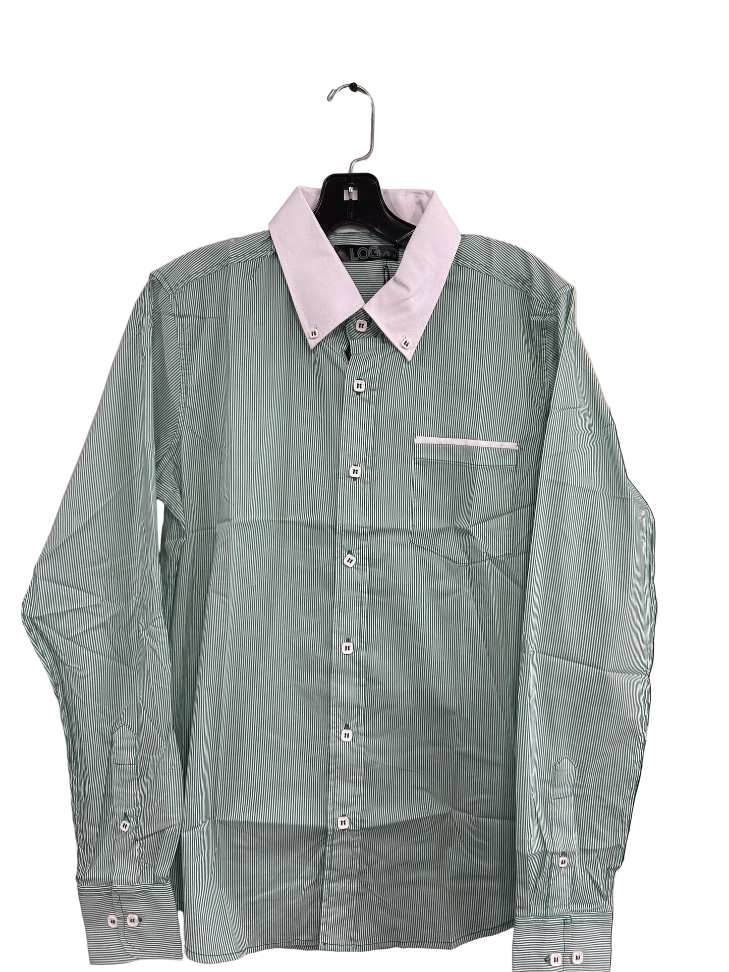 LJ308-L Mens Long Sleeve Shirt Green
