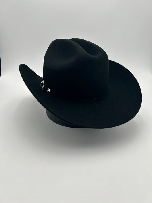 100X Wool Black Stone Hat