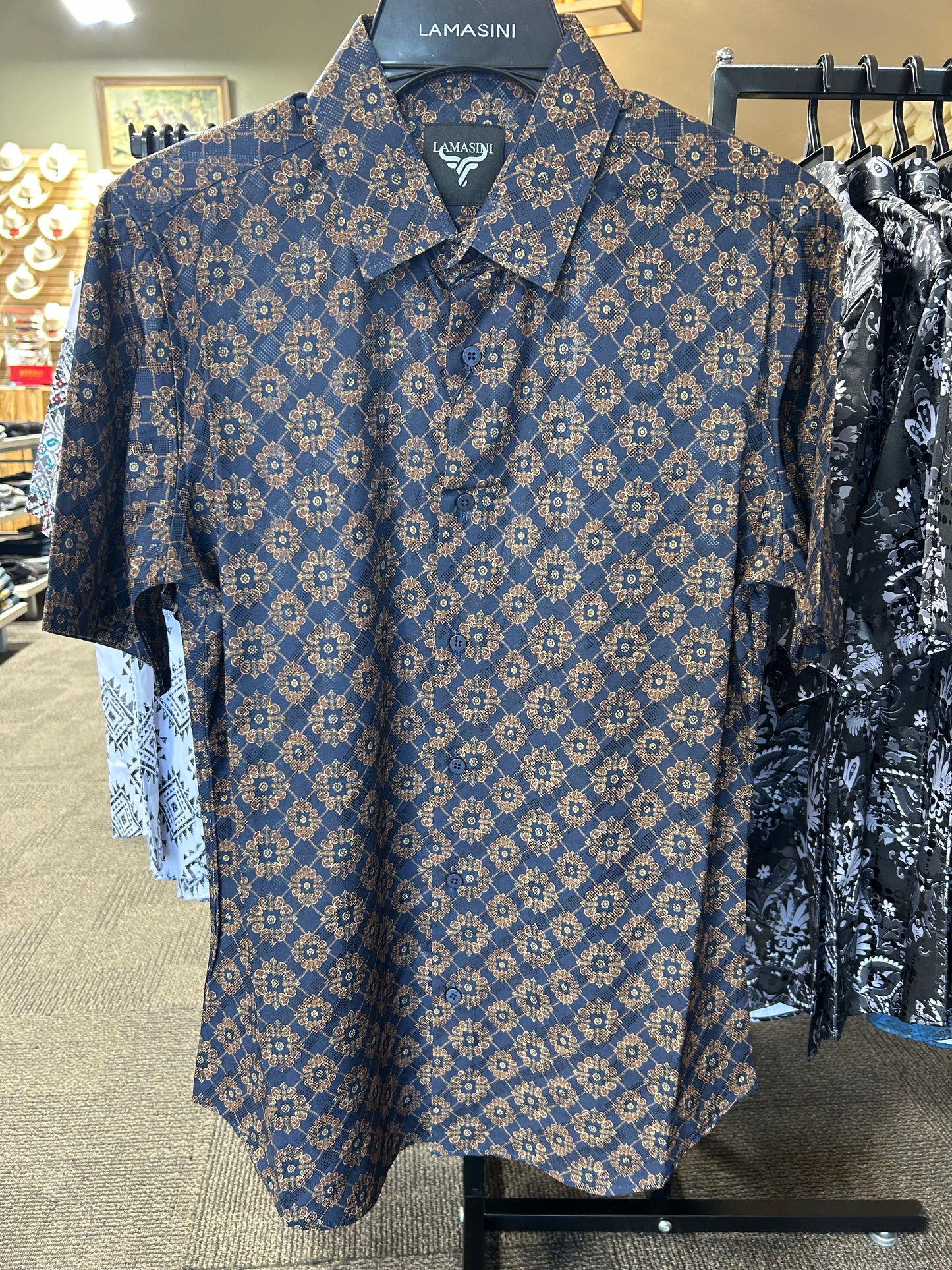 4080 LAM2021 Short Sleeve Casual Shirt