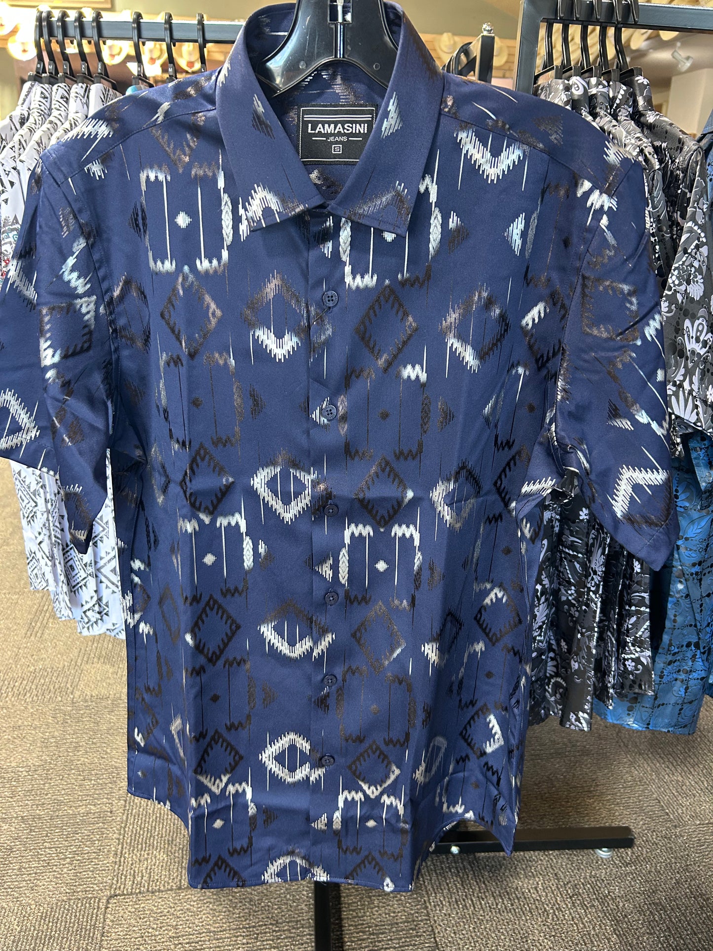 3731 LAM4474 Short Sleeve Casual Shirt