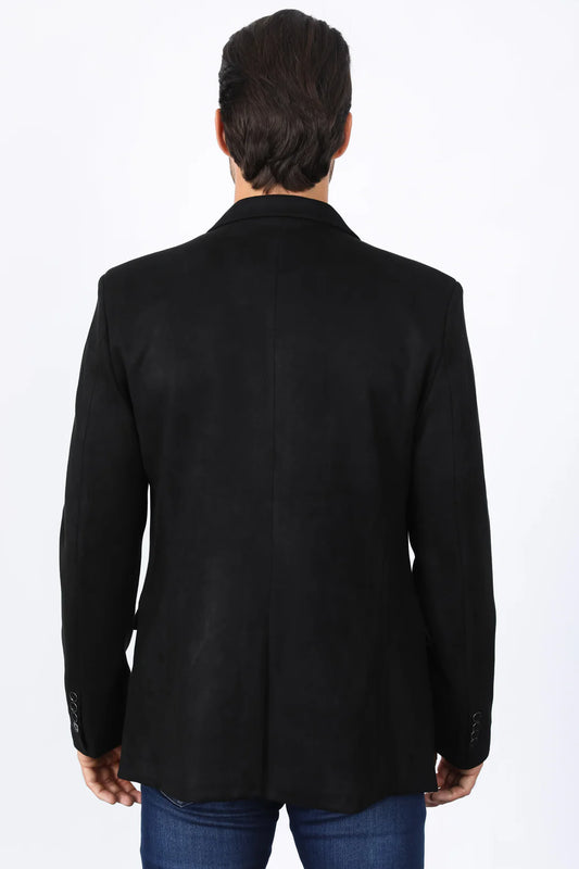 BLZ8387 Black Solid Blazer