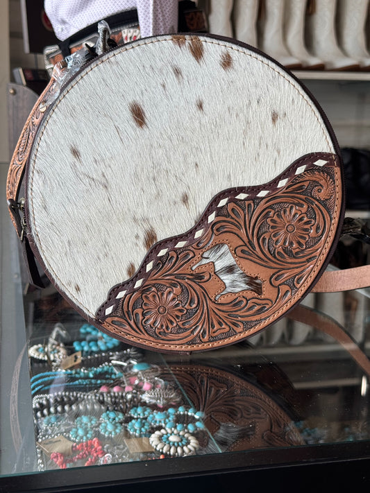 Canteen Purse with Cowhide