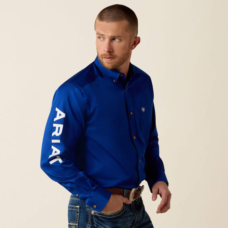 10017498 Team Logo Twill Classic Fit Shirt