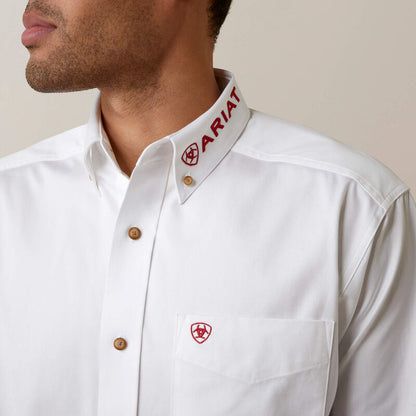 10040911 Team Logo Twill Classic Fit Shirt