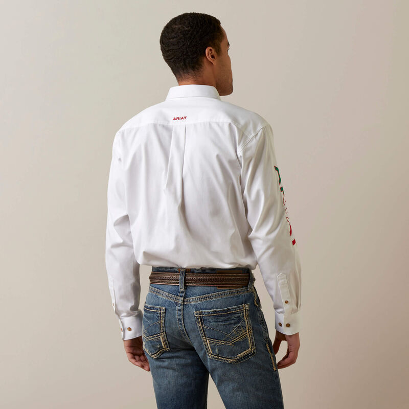 10040911 Team Logo Twill Classic Fit Shirt
