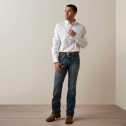 10040911 Team Logo Twill Classic Fit Shirt