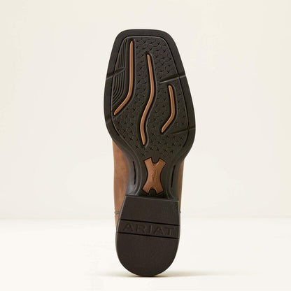 10064053 Sport Steer Skull Wide Square Toe Cowboy Boot