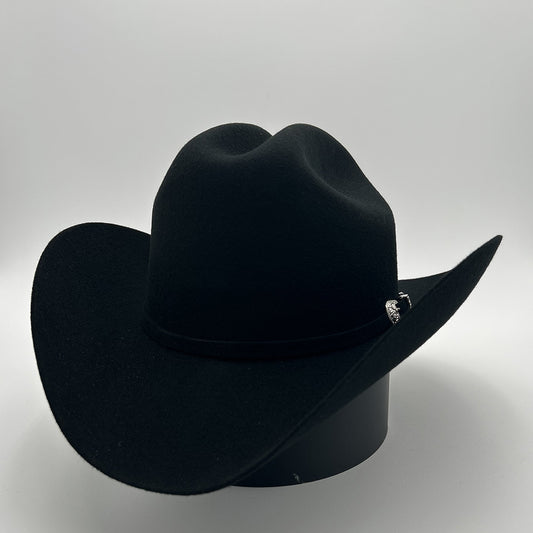 100X Wool Black Stone Hat