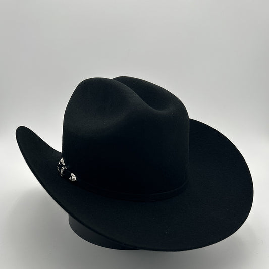 100X Wool Black Stone Hat