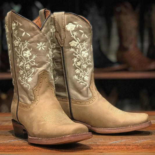 Girls Turin Brown Boot — Tanner Mark Boots