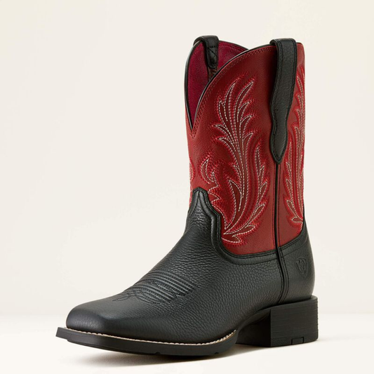 10064075 Round Up Filly Wide Square Toe Western Boot Ariat