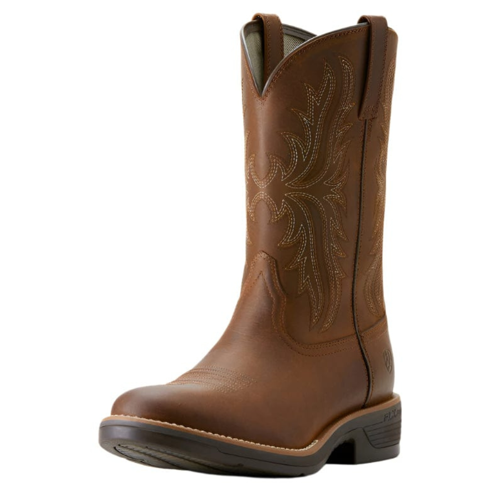 10053576  Ridgeback Distressed Tan Boot Ariat