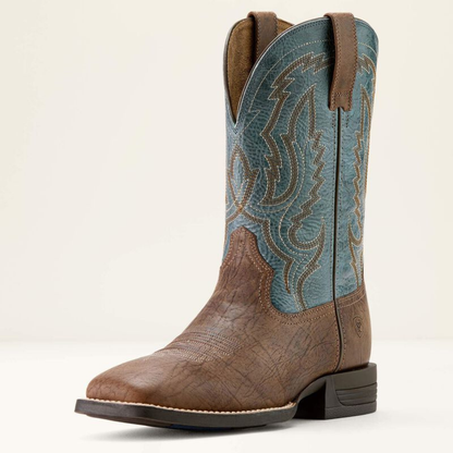 10064004 Steadfast Wide Square Toe Cowboy Boot