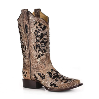 A5648 Flowered Boots