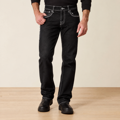 LAM9044 Silver Modern Jeans