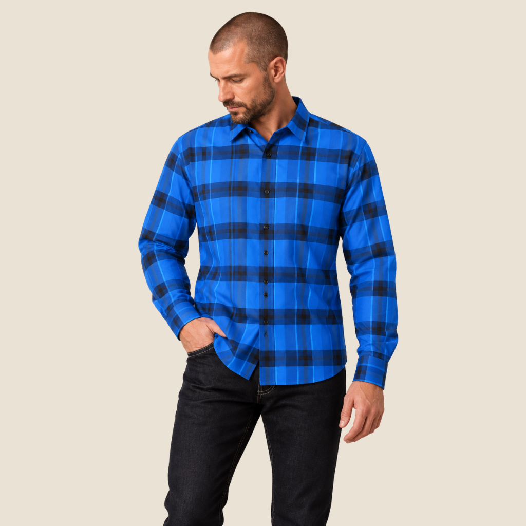 LAM4470 Blue Frontier Shirt