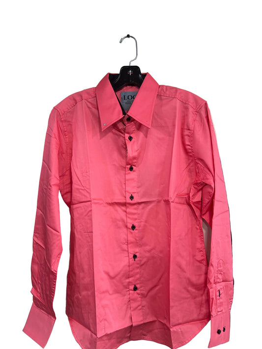 LS325 Mens Long Sleeve Shirt Coral