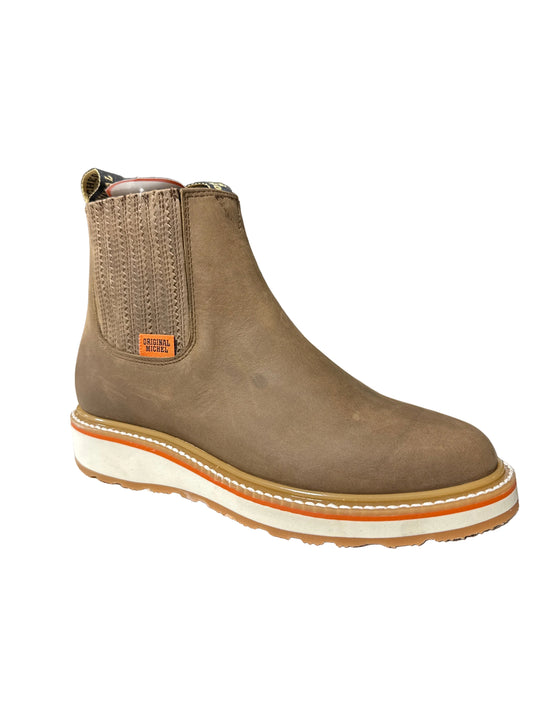 54D6231 Michel Short Boot Dual Sole Crazy Tan — Los Altos Boots