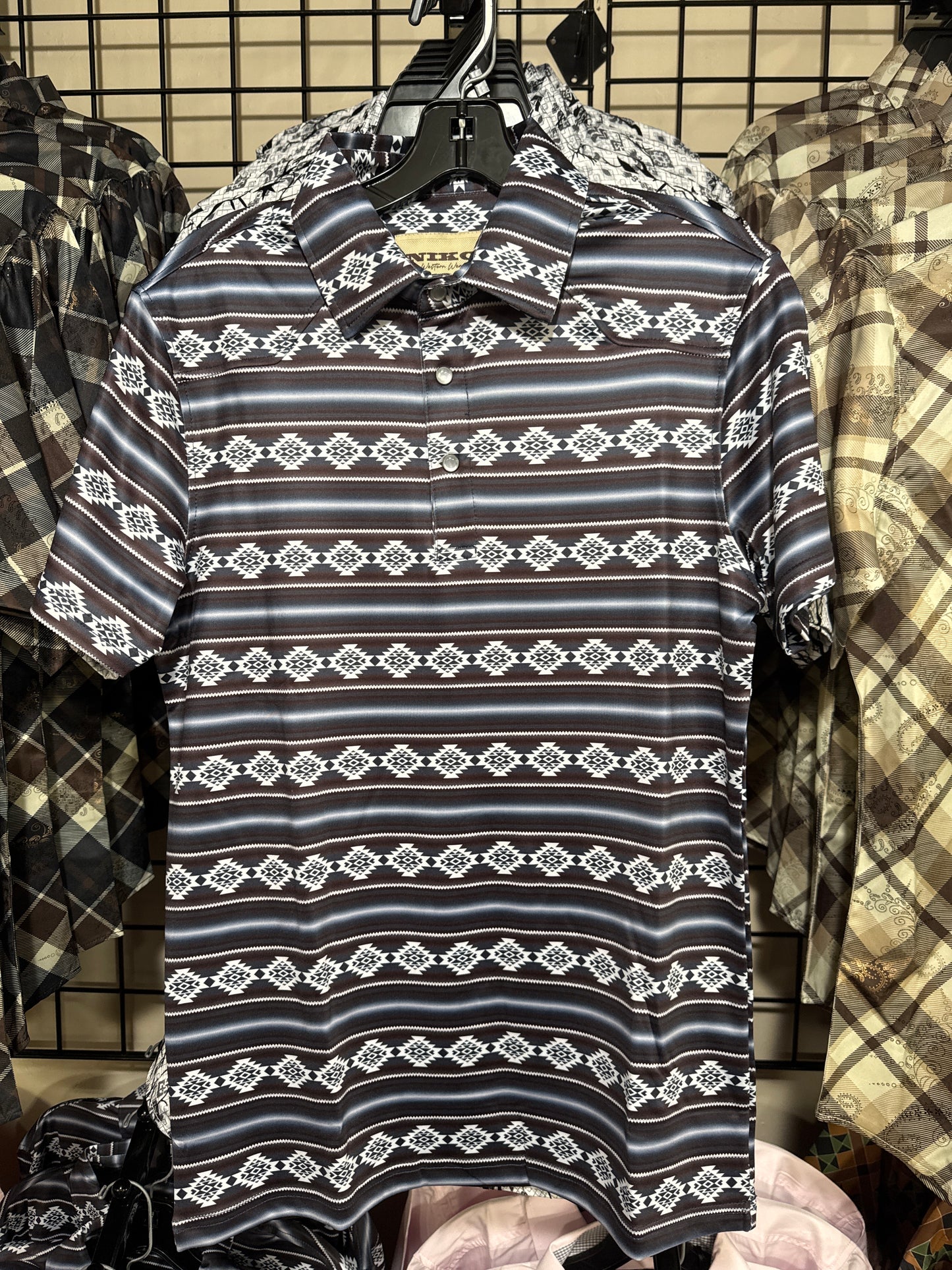 121 NK Stone Long Sleeve Shirt Navy
