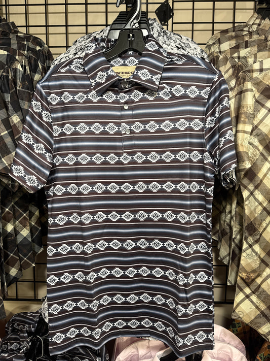 121 NK Stone Long Sleeve Shirt Navy