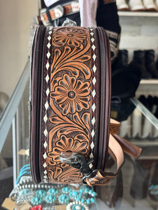 Canteen Purse with Cowhide