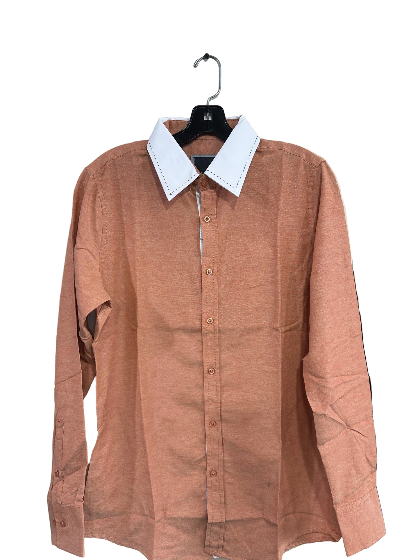 LJ338 Mens Long Sleeve Shirt Honey Brown