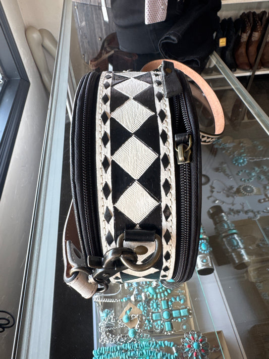 Canteen Purse with squares