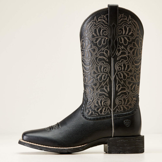 10034024 Round Up Remuda Wide Square Toe Western Boot Ariat
