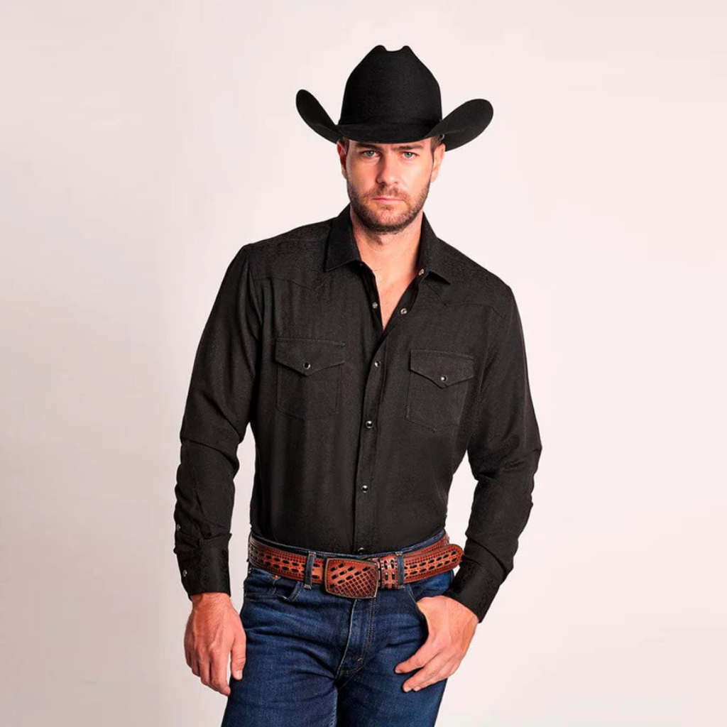LRW-001 Black Longrope Shirt — Rangers