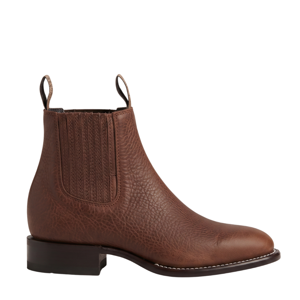 50B9940 Low Shaft Round Toe Rage Walnut — Los Altos Boots