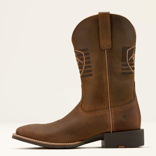 10061326 Sport Freedom Wide Square Toe Cowboy Boot Ariat