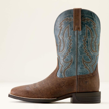 10064004 Steadfast Wide Square Toe Cowboy Boot