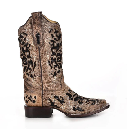 A5648 Flowered Boots