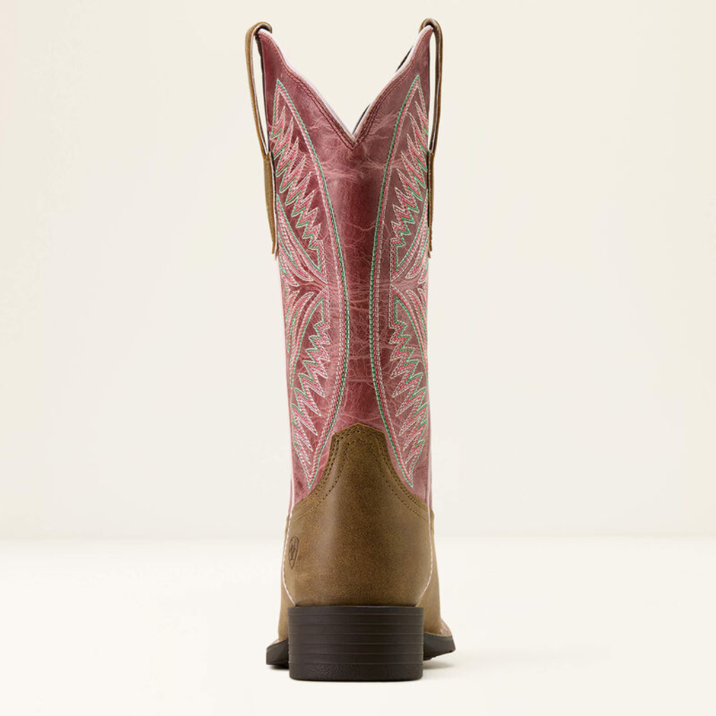 10074331 Round Up Ruidoso Wide Square Toe Western Boot Ariat