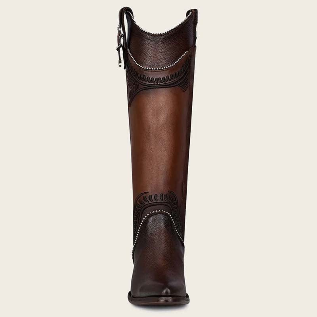 CU583 Damasco Chocolate Embroidery Boot Cuadra