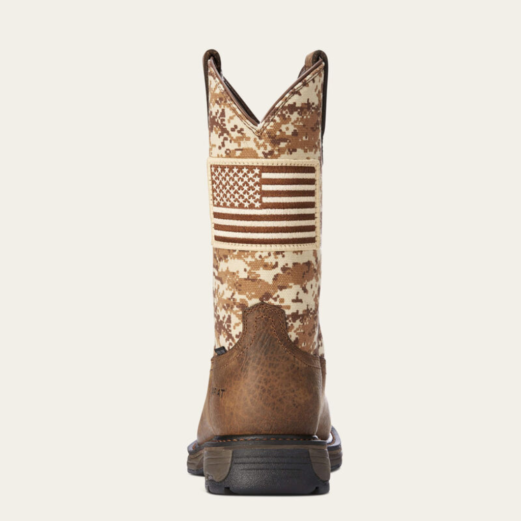 10022968 WorkHog Patriot Steel Toe Work Boot Ariat