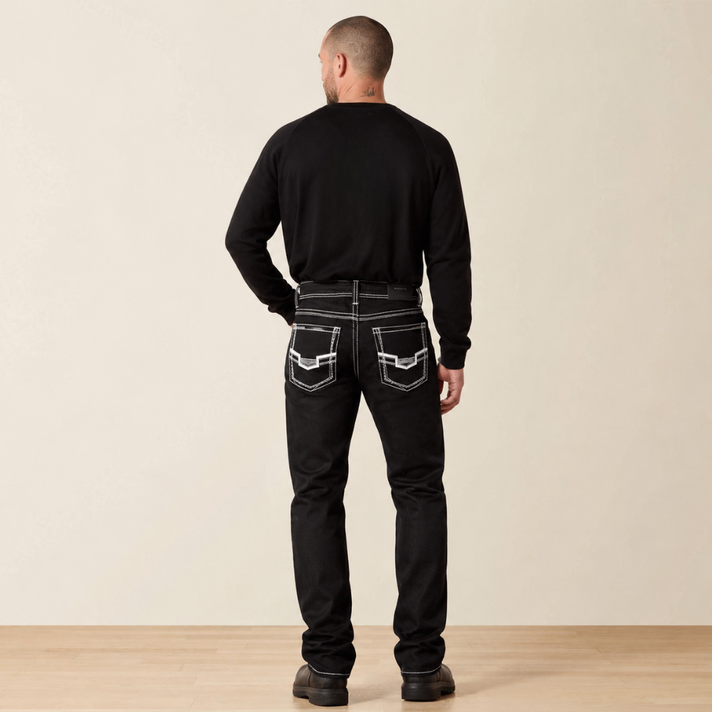 LAM9044 Silver Modern Jeans