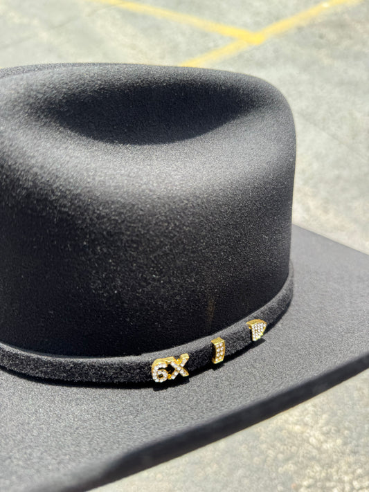 Serratelli 6X's Felt Hat Black TXS20505