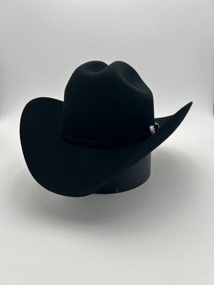 100X Wool Black Stone Hat