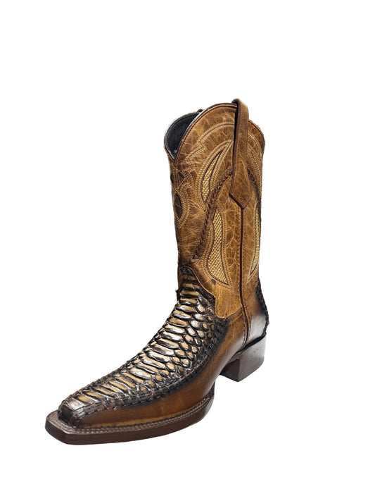 JC0008 Oryx Python Leather Western Boots Hometown