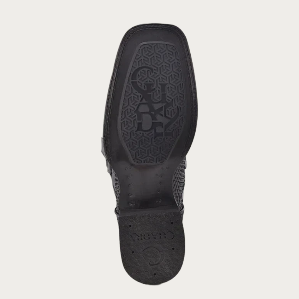 CU746 Lisboa Cherry Python Embroidery Boot Cuadra