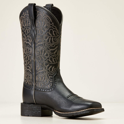 10034024 Round Up Remuda Wide Square Toe Western Boot Ariat