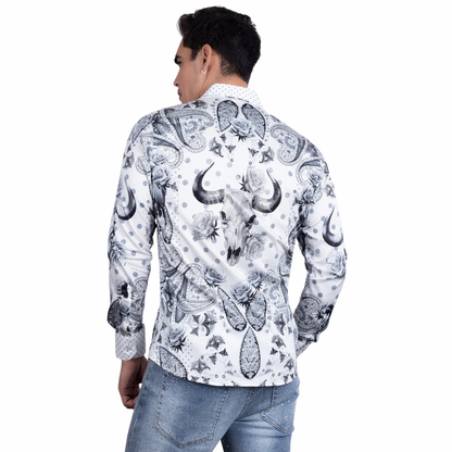 5SPR13 Zhuhai Rhinestone Long Sleeve Shirt Barabas
