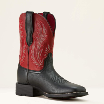 10064075 Round Up Filly Wide Square Toe Western Boot Ariat