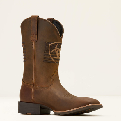 10061326 Sport Freedom Wide Square Toe Cowboy Boot Ariat