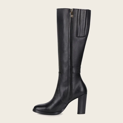 FC887 Black Deer Zipper Boot Cuadra