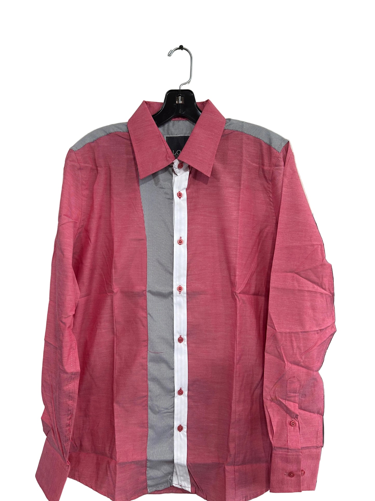 LJ336 Mens Long Sleeve Shirt Red